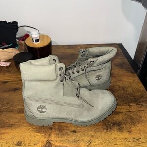 Timberland green Lace-Up Boots